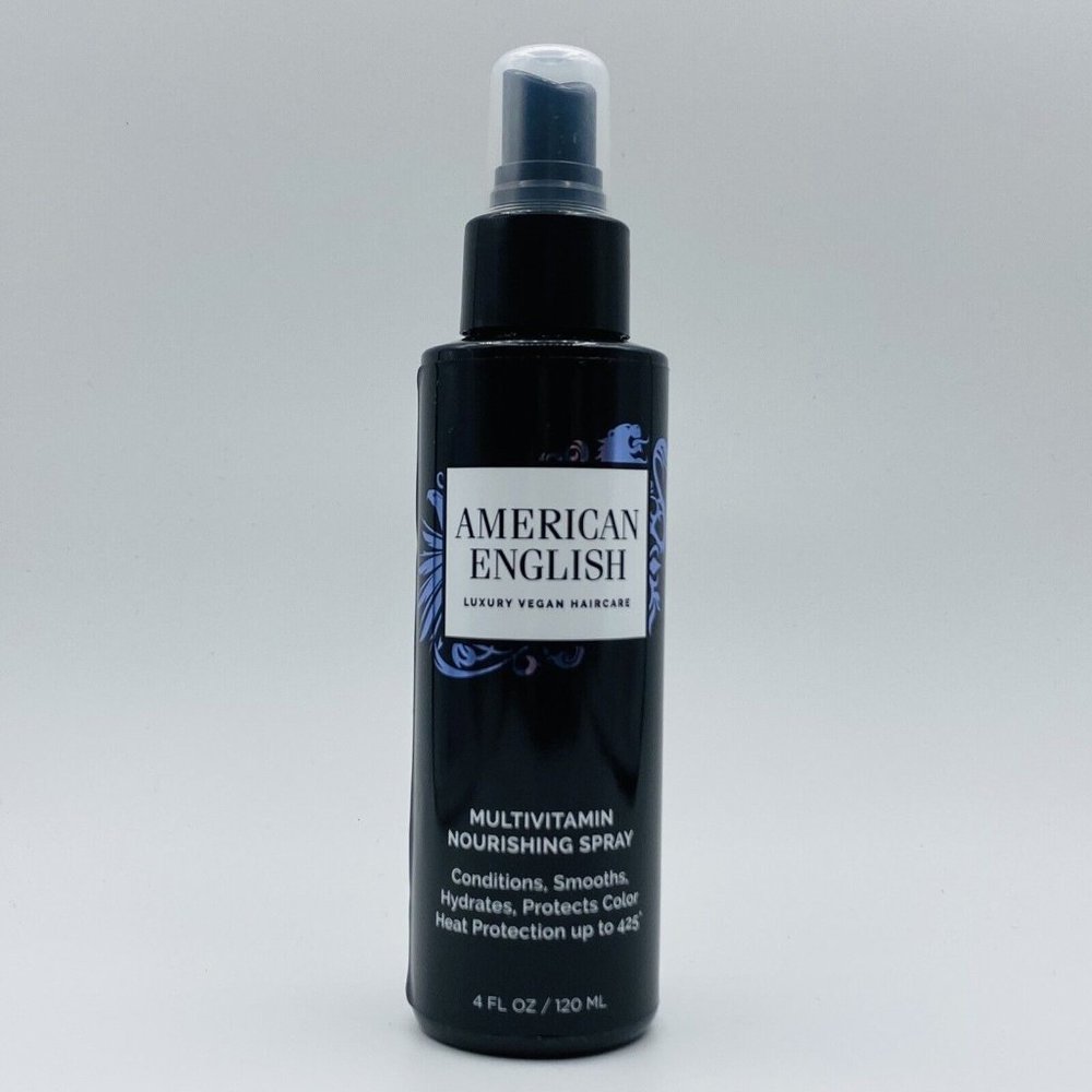 American English Vegan Haircare Multi-Vitamin Nourishing Spray 4oz / 120 ML NEW